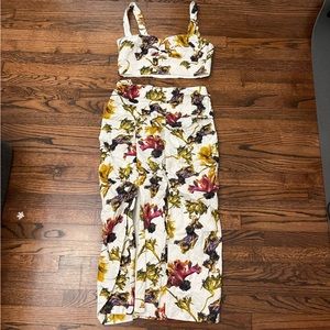 Jason Wu Two Piece Crop Top and Maxi Slit Skirt in Size 6